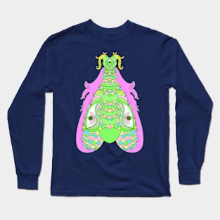 Fantasy Moth Illustration Long Sleeve T-Shirt